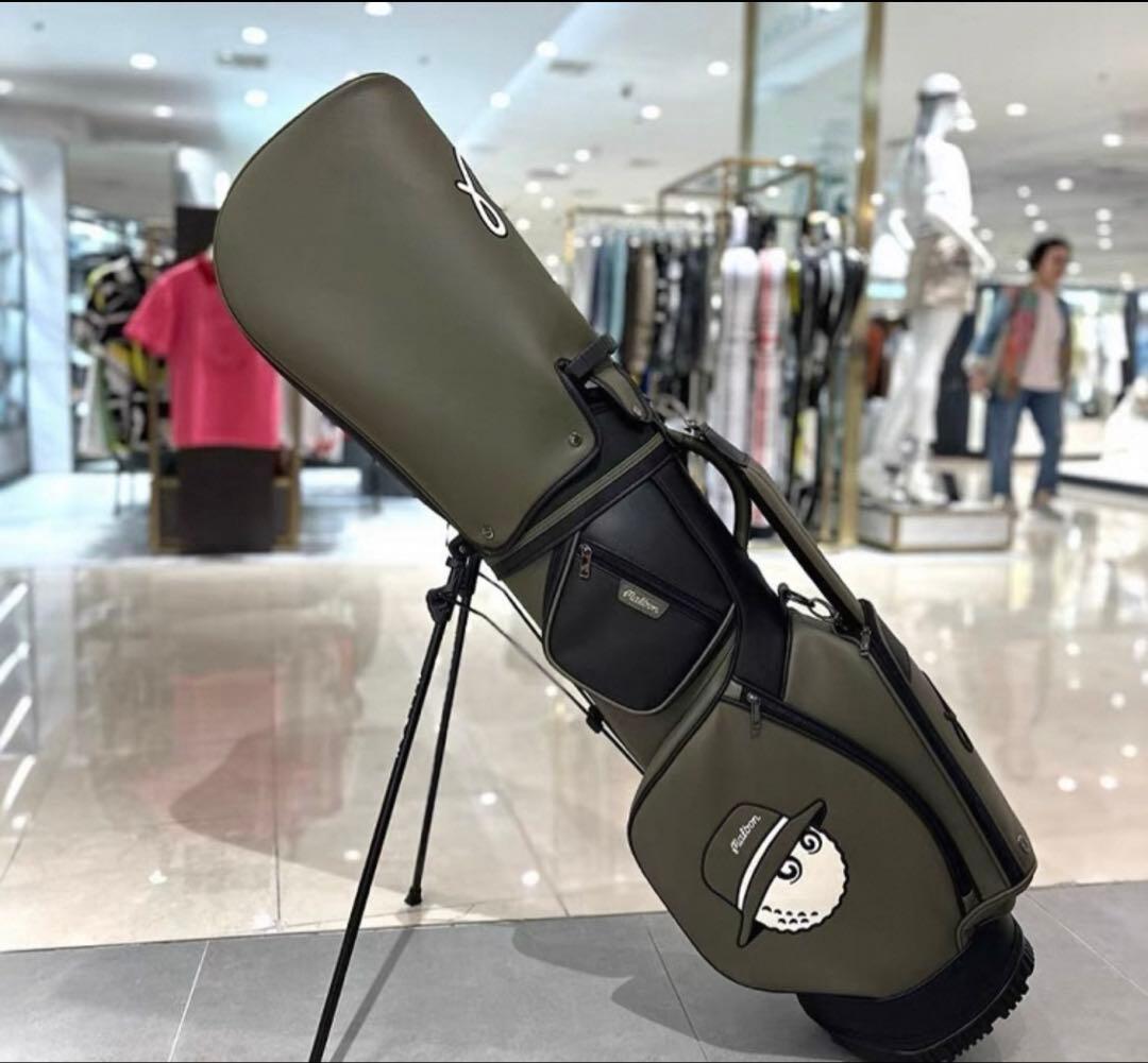 新品　キャディーバッグ　緑　マルボンゴルフ MALBON GOLF