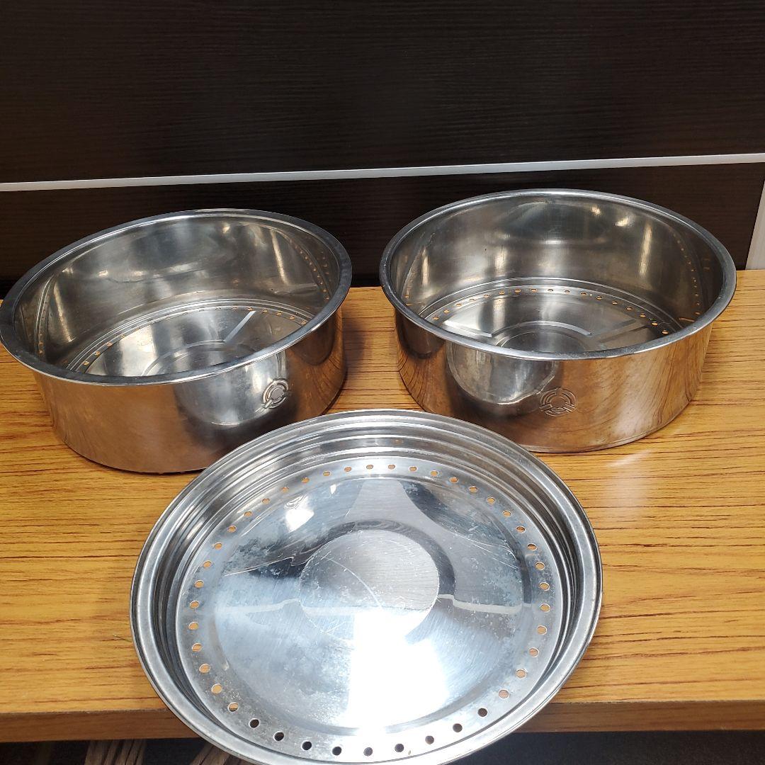 TATUNG ステンレス 三段蒸し器　大同電鍋６L用