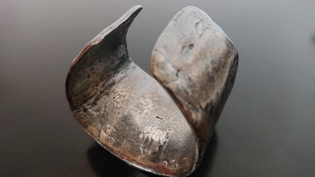 シルバー バングル  ビンテージ 重量約240g