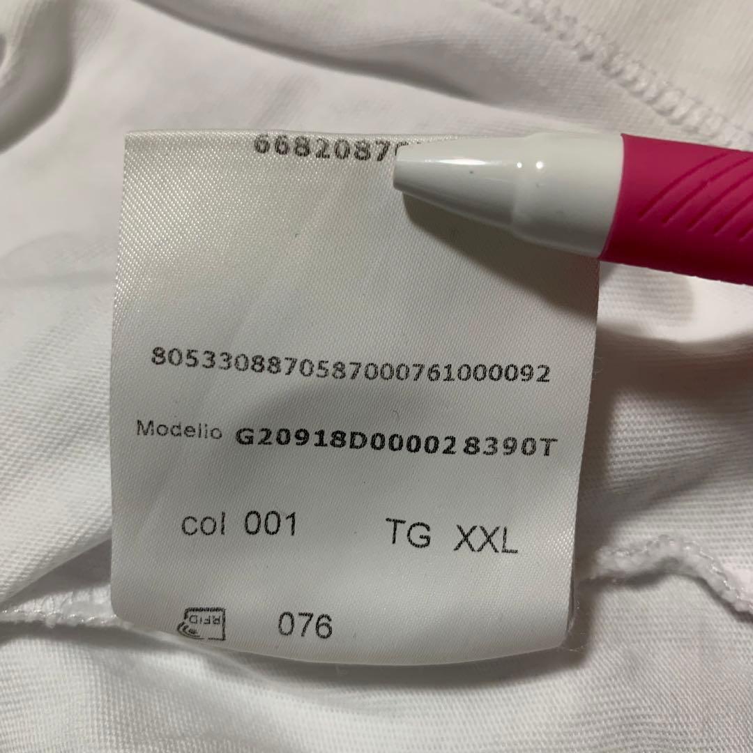 極美品　モンクレール　ロンT 長袖Tシャツ　ホワイト　XXL国内正規品4S169