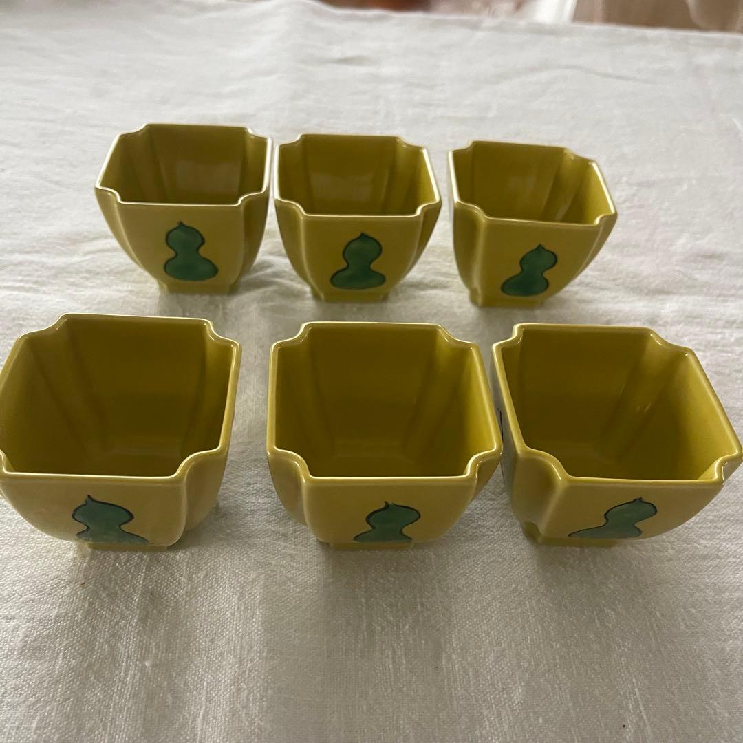新品未使用‼️ 九谷美園園 ひょうたん模様の小鉢6個セット