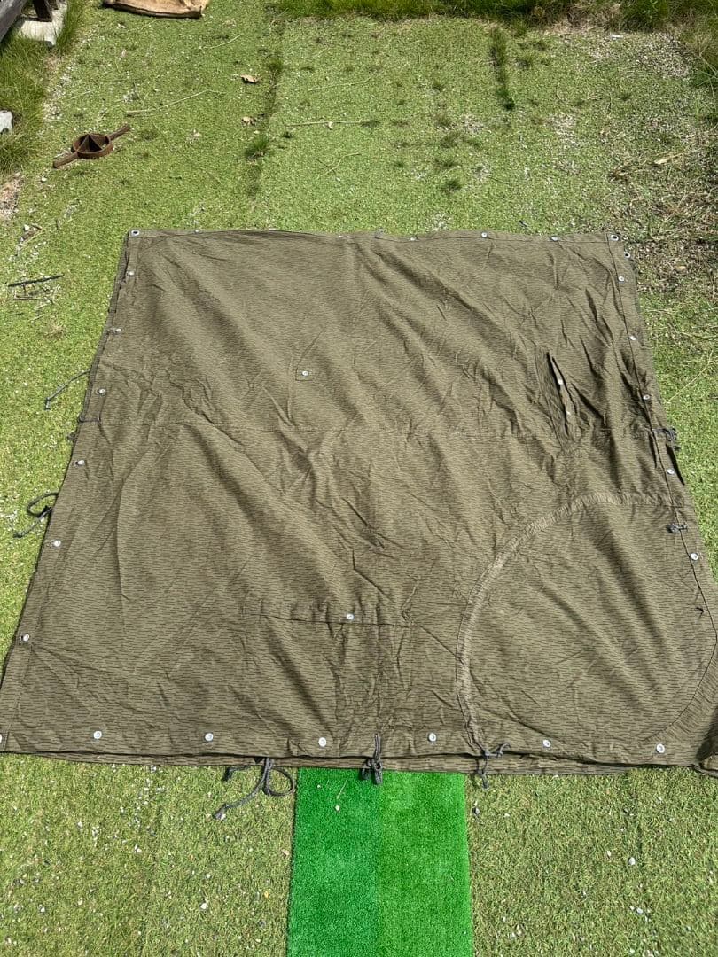 東ドイツ軍幕６枚セット　ポンチョテント　パップテント　軍幕タープ　　1枚バラ売り