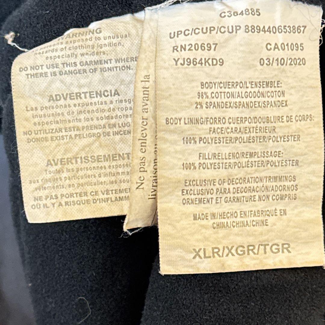 ル*バ様 Walls ダックアクティブジャケット系　XL ブラック ワークジャケ