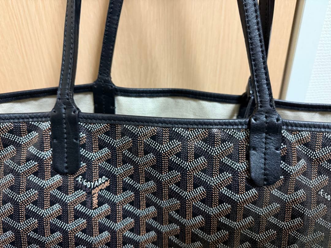 ゴヤール　サンルイPM トートバック　ブラック