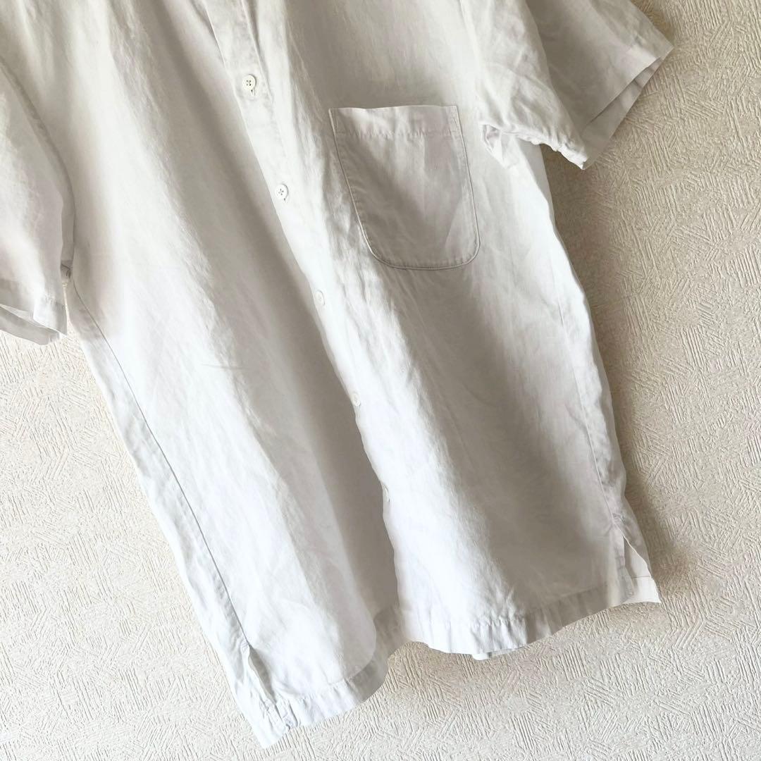 ARTS&SCIENCE 現行タグ リネン ポケット ハーフボタン ブラウス