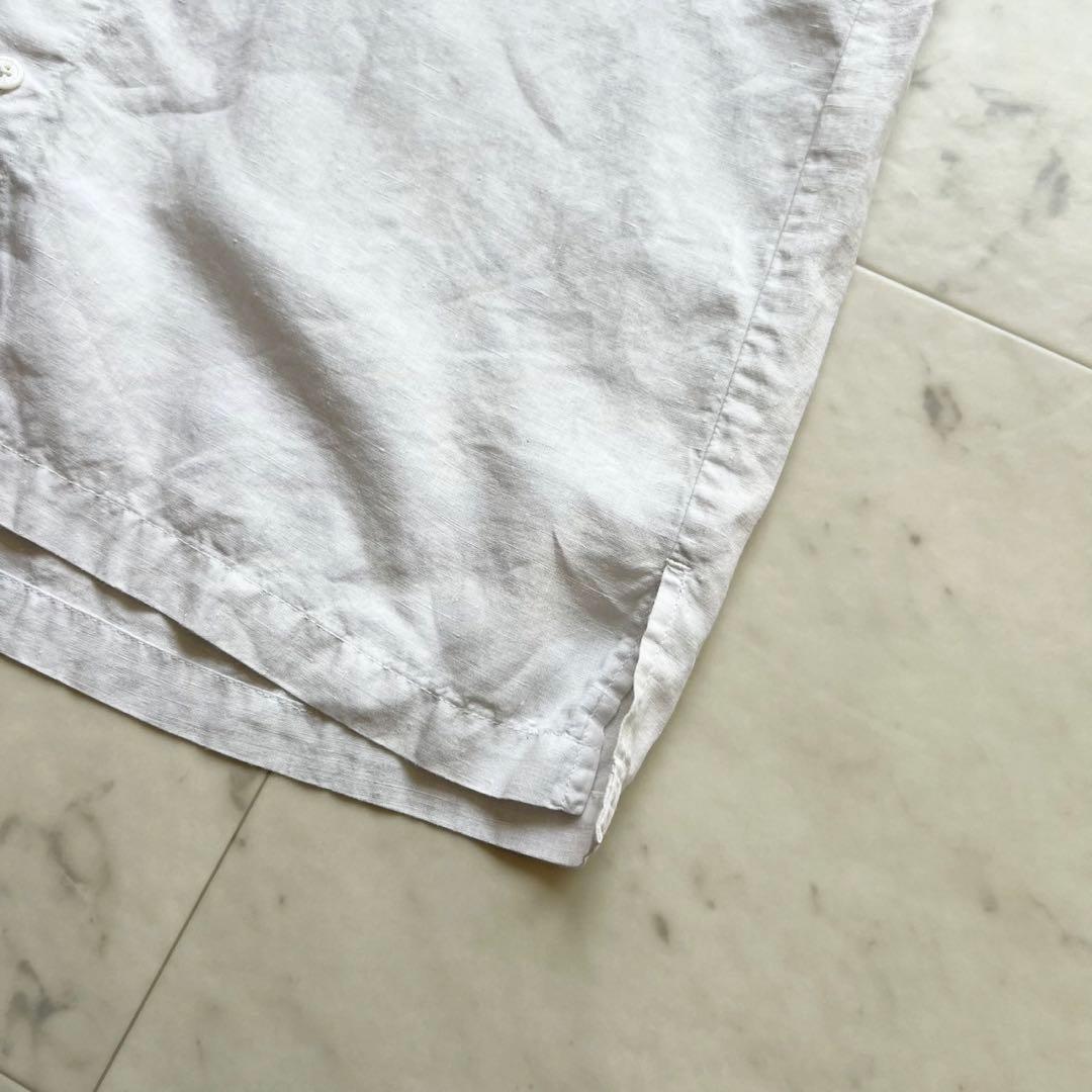 ARTS&SCIENCE 現行タグ リネン ポケット ハーフボタン ブラウス