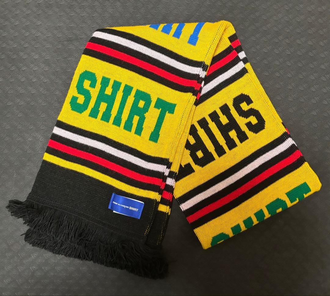 commedesgarcons shirt マフラー　フットボール