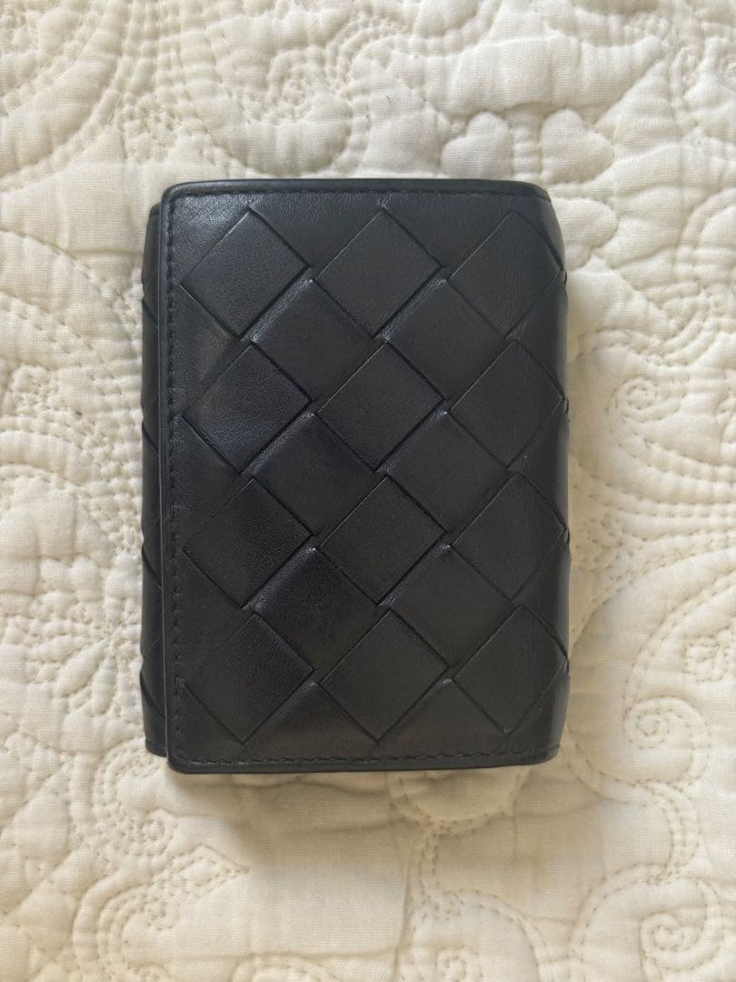 ボッテガヴェネタ 三つ折り財布 メンズ＆レディース レザー 編み込み