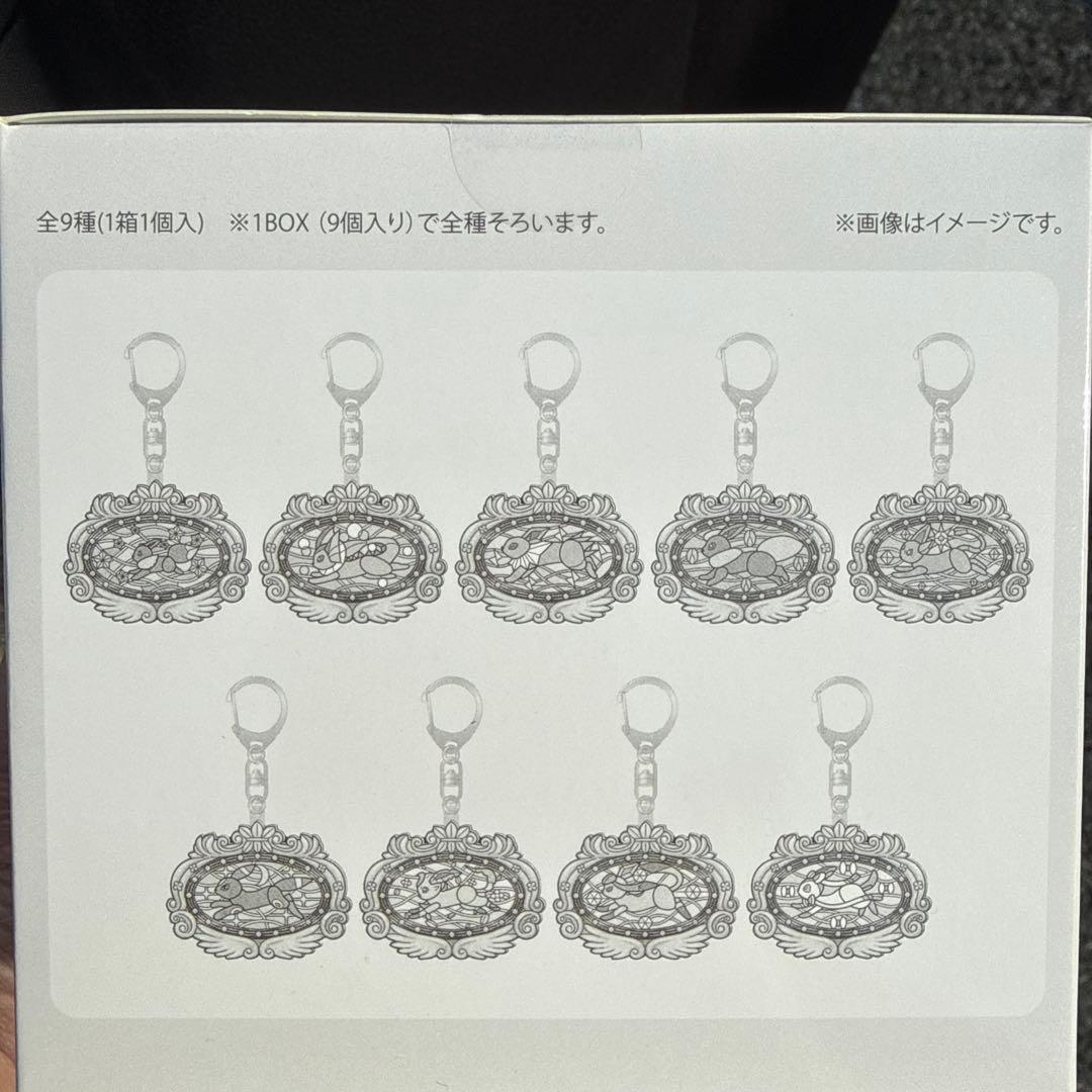 ポケパークカントー限定　イーブイズ　アクリルキーホルダーフルコンプセット