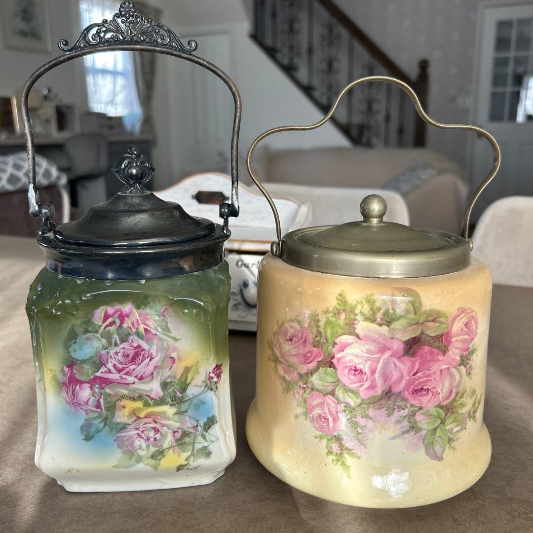 アンティーク ビスケットバレル