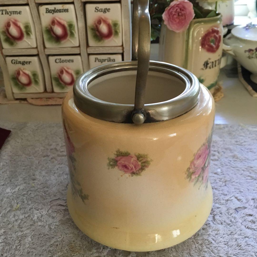 アンティーク ビスケットバレル