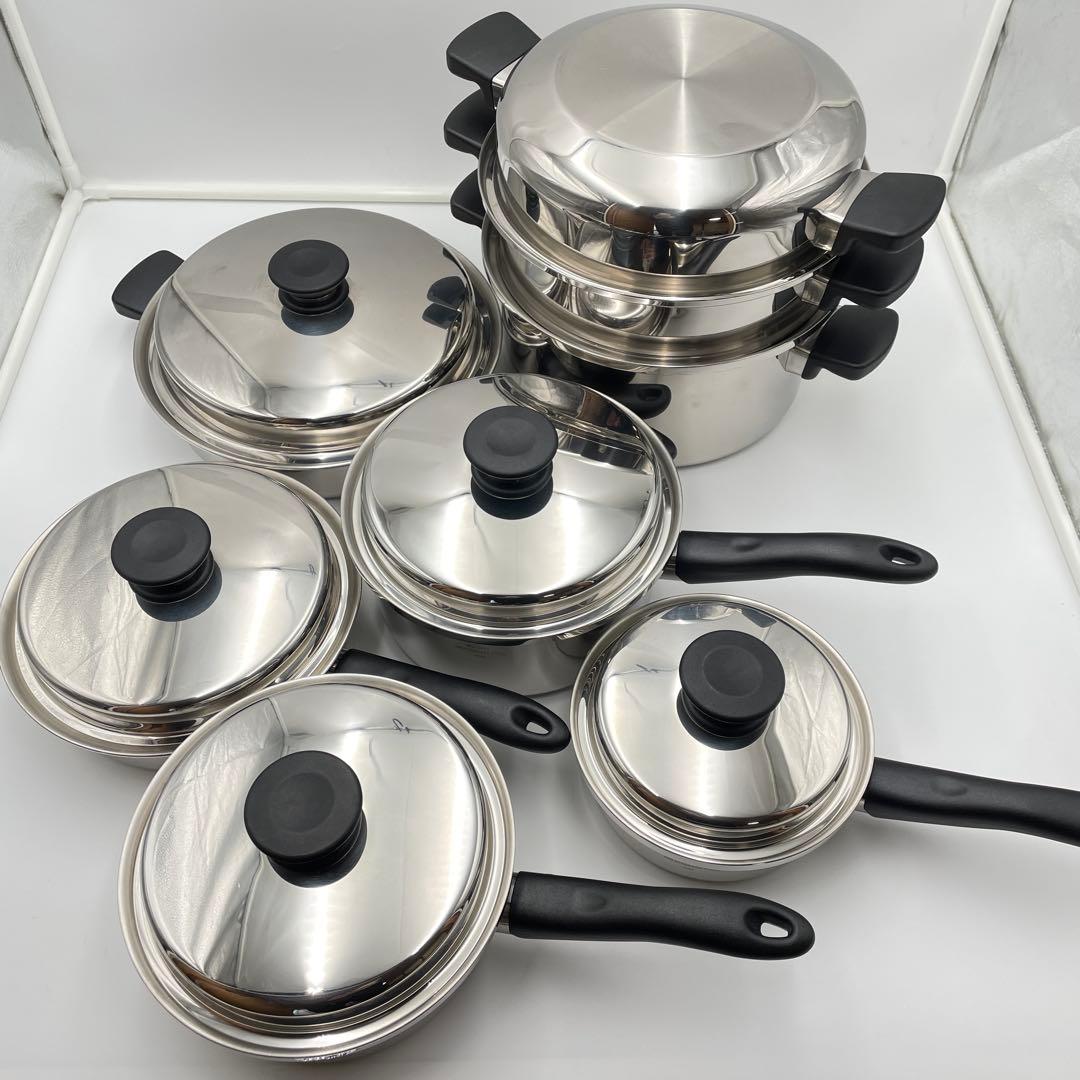 アムウェイ クィーン クックウェア 21ピースセット IH対応