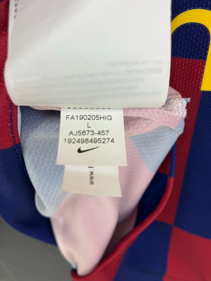 19-20 バルセロナ　グリーズマン　NIKEオフィシャル　長袖ユニフォーム