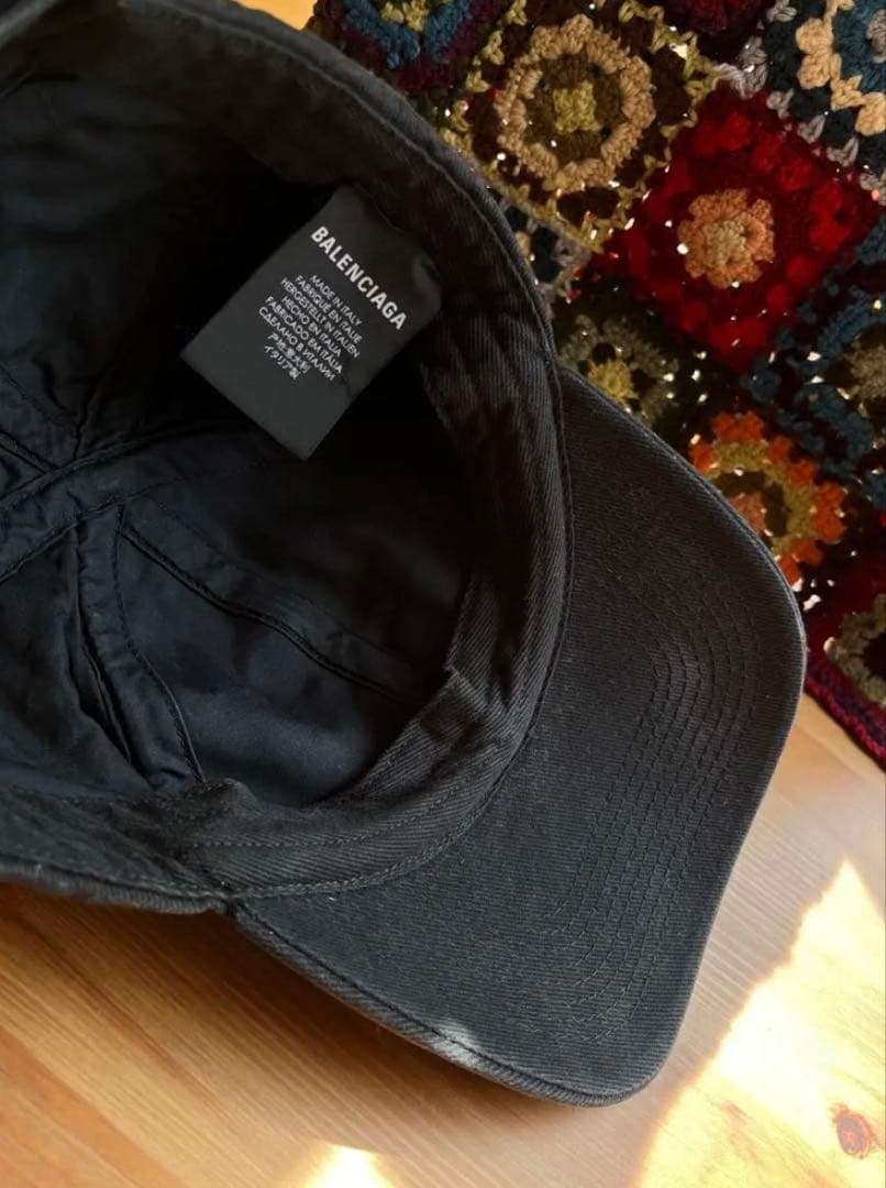 BALENCIAGAバレンシアガCREWロゴキャップ