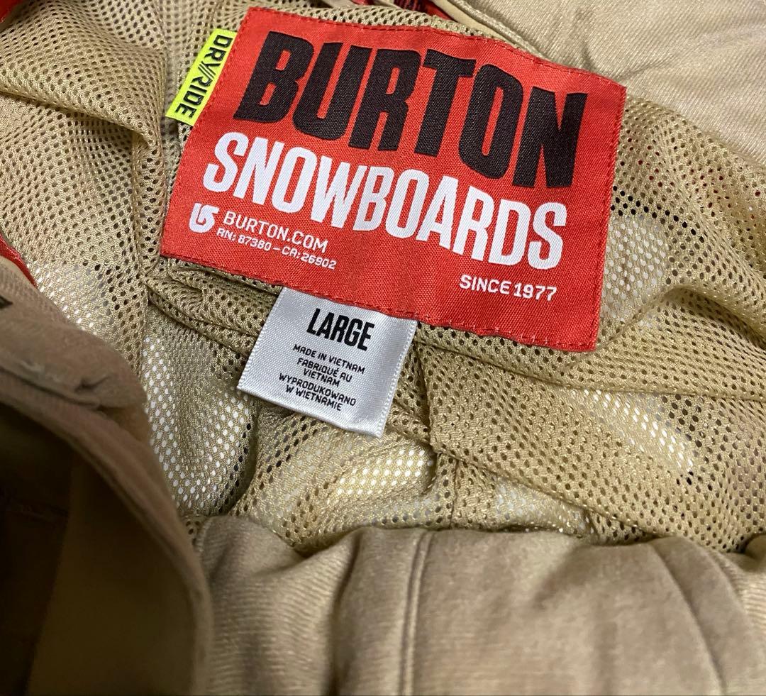 BURTON スキー スノボ ウェア 上下 セットアップ　チェック　Lサイズ
