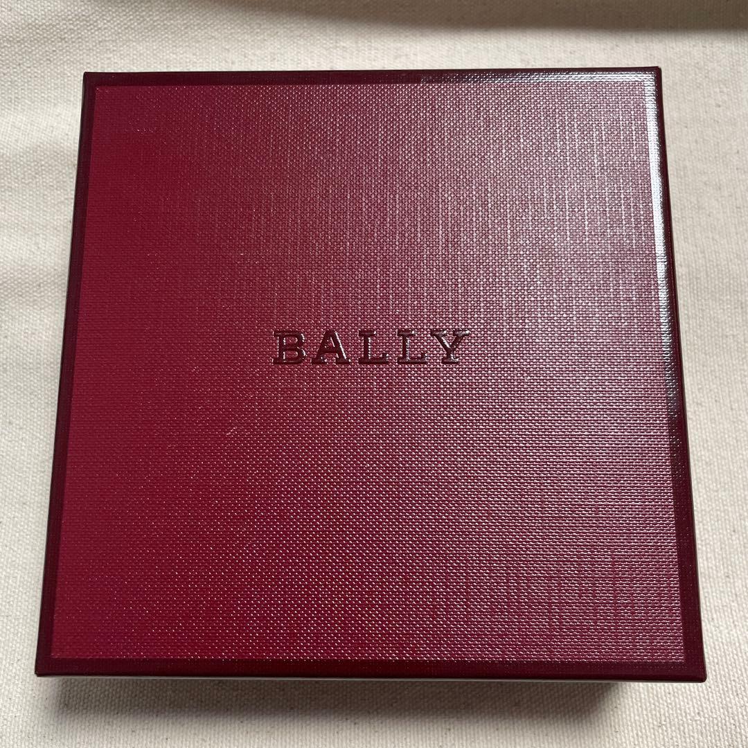 BALLY 二つ折り財布 黒 レザー