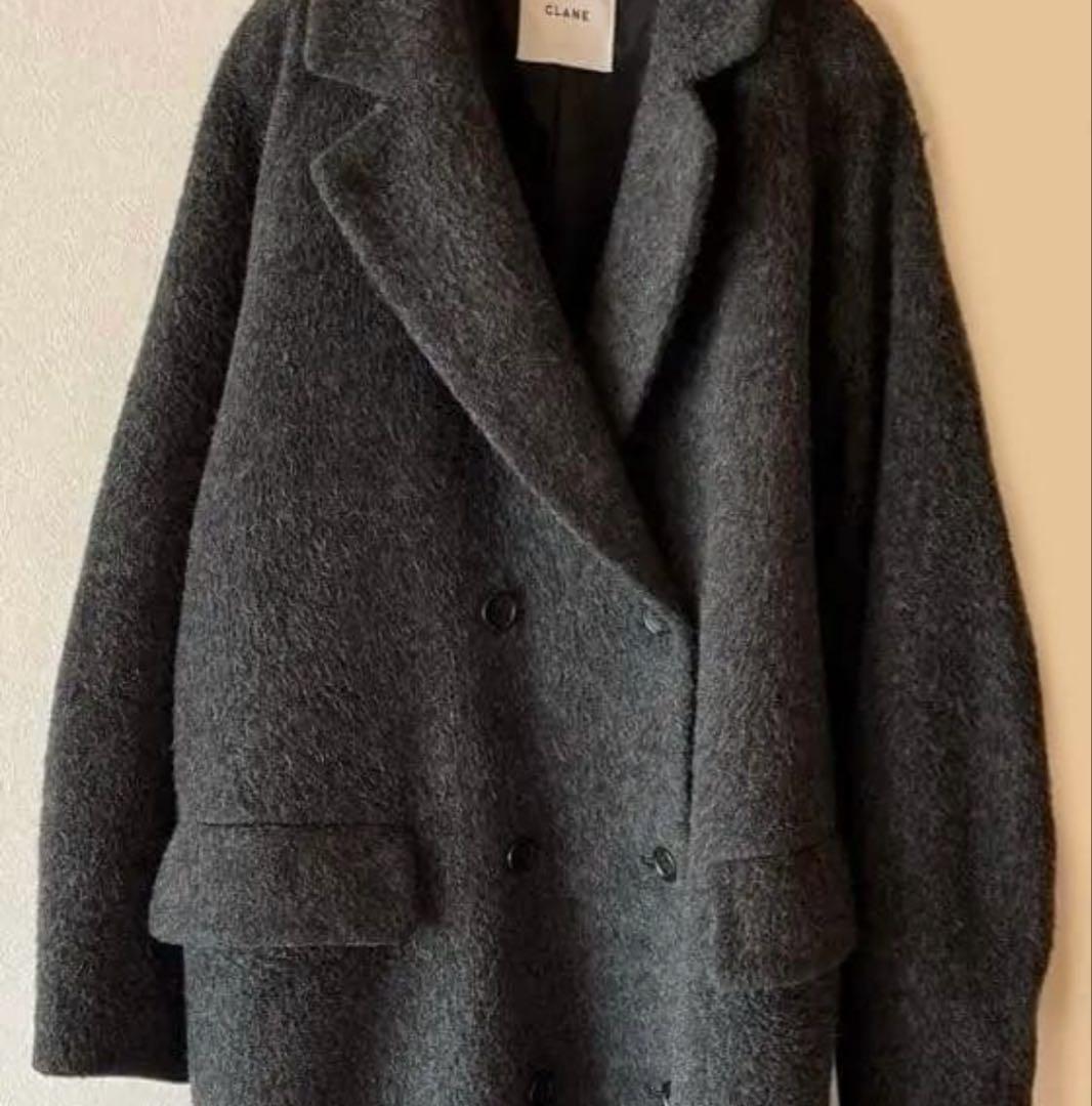 ジャケット・アウター CLANE 24AW DOUBLE WOOL LONG COAT