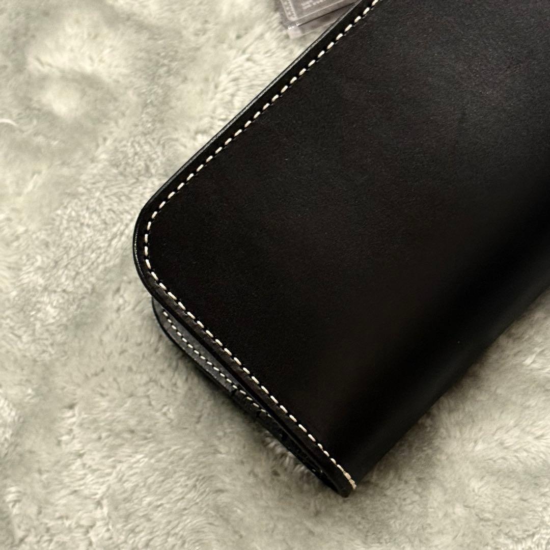 ⭐️新品未使用⭐️　KC’s　ケーシーズ　長財布　二つ折り　ブラック　レザー
