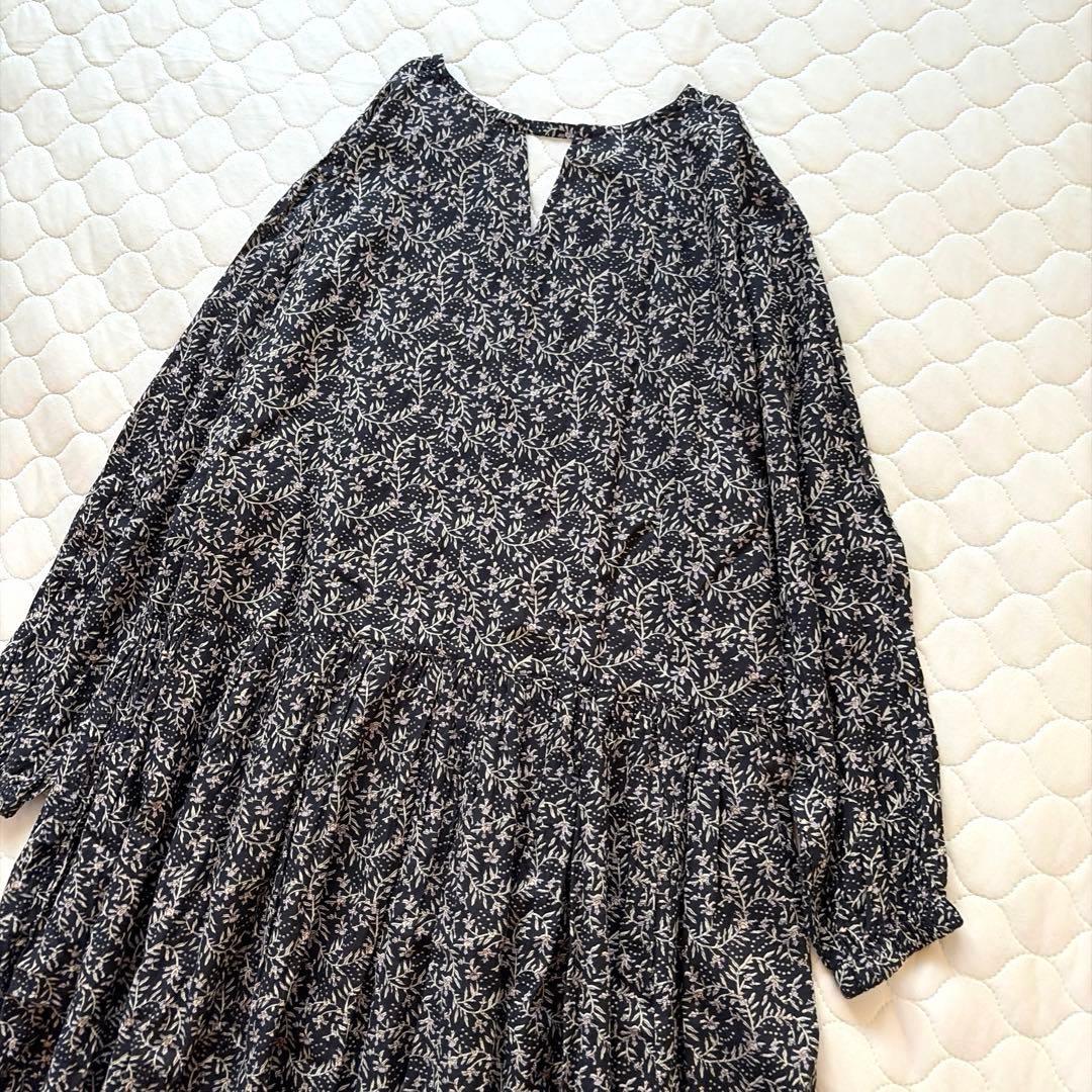 【24SS美品】定価2.3万円✴︎BEARDSLEY プリントギャザーワンピース