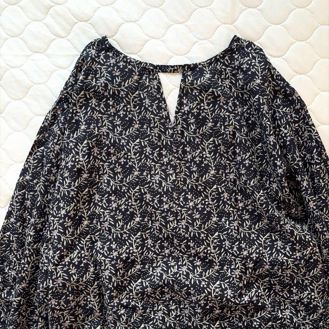 【24SS美品】定価2.3万円✴︎BEARDSLEY プリントギャザーワンピース