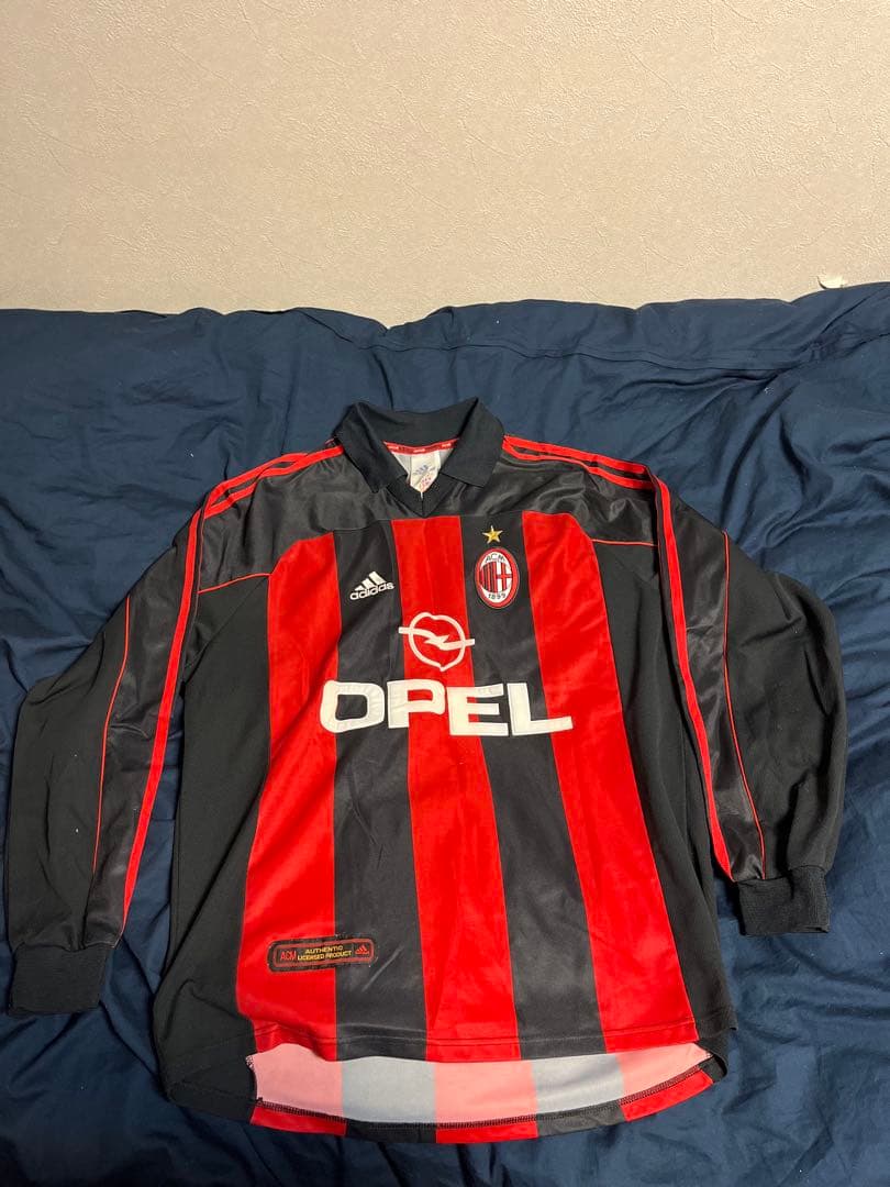 ACミラン 長袖 ユニフォーム 00/02 adidas OPEL L