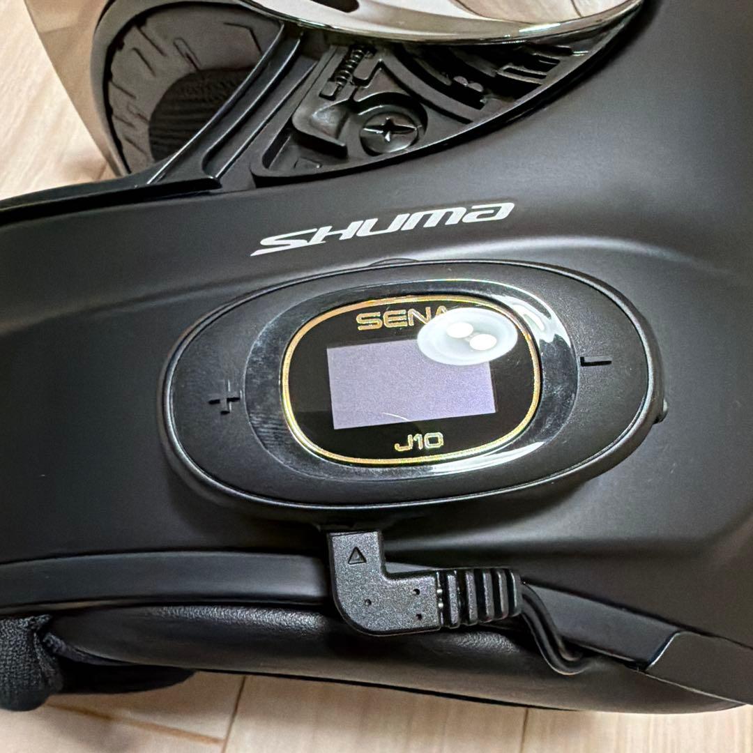 OGK KABUTO SHUMA M ミラーシールド Sena J10 インカム