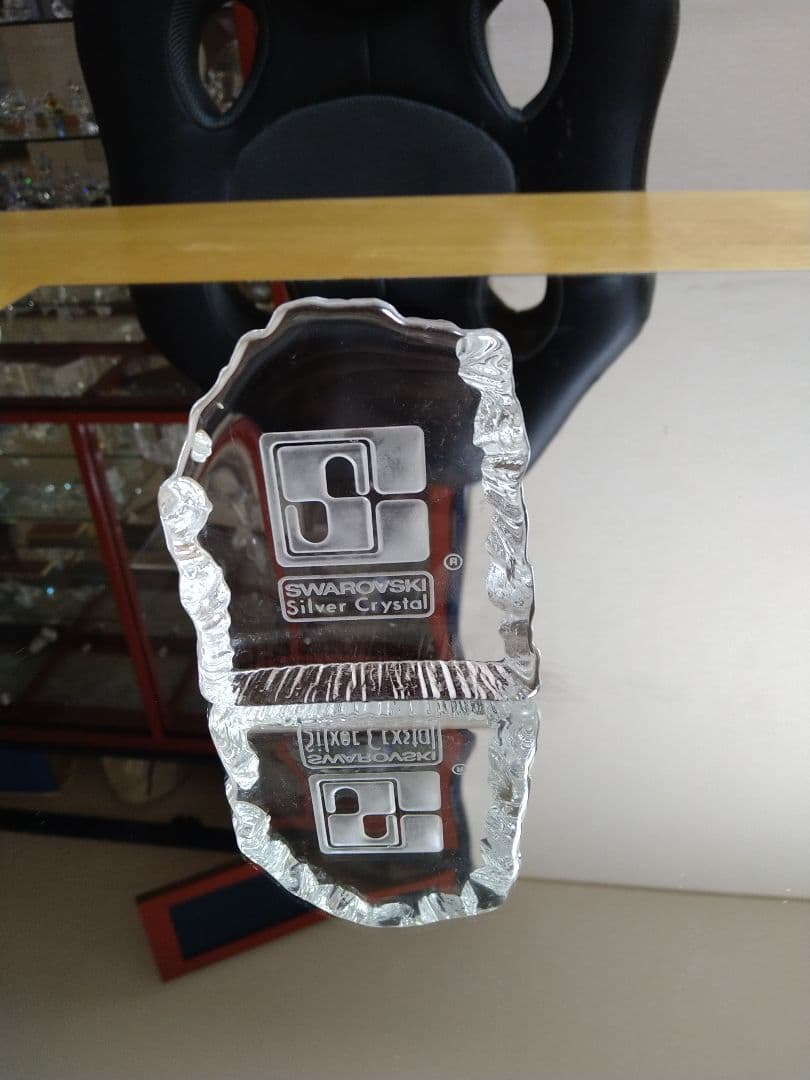スワロフスキー SCロゴ 氷山 置物