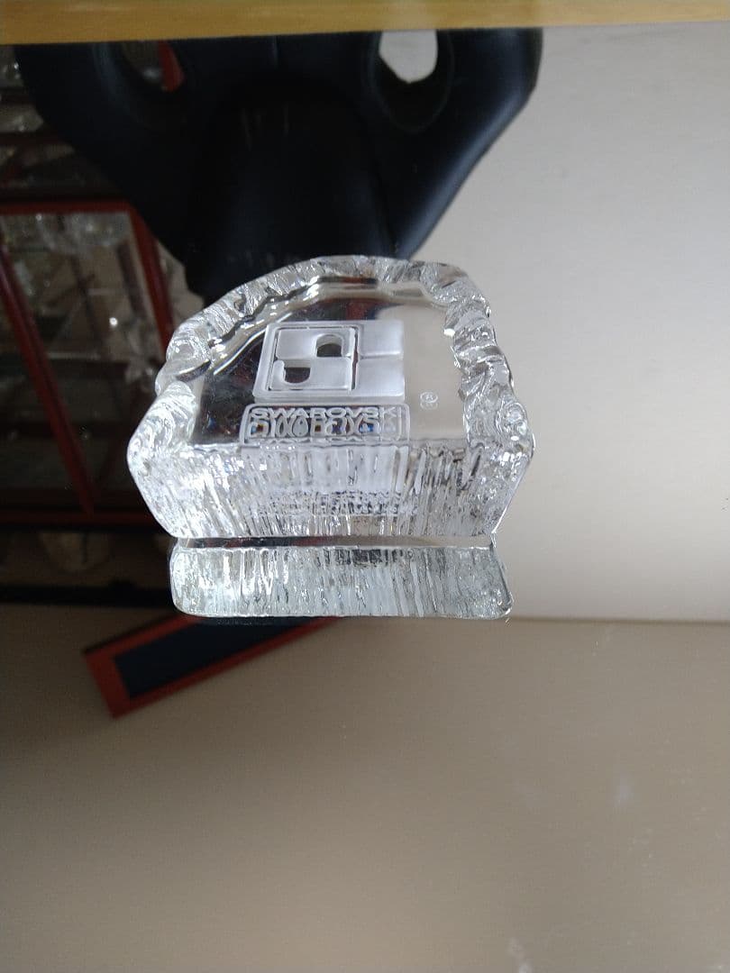 スワロフスキー SCロゴ 氷山 置物