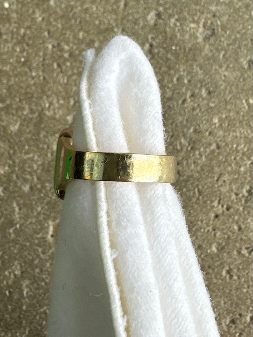 か*様 BOTTEGA VENETA ボッテガ　ゴールドスクエアリング