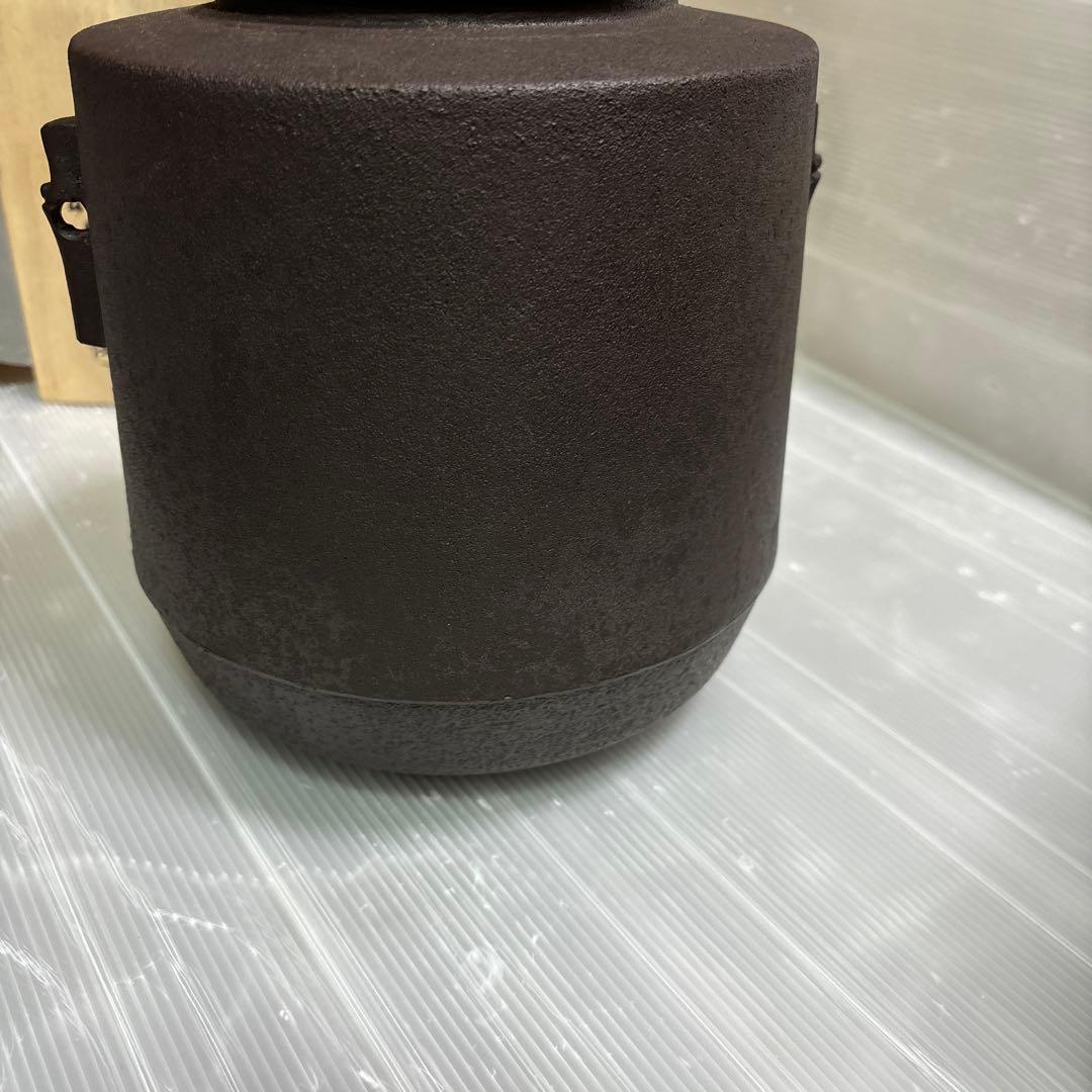 茶道具　筒形釜　お茶道具