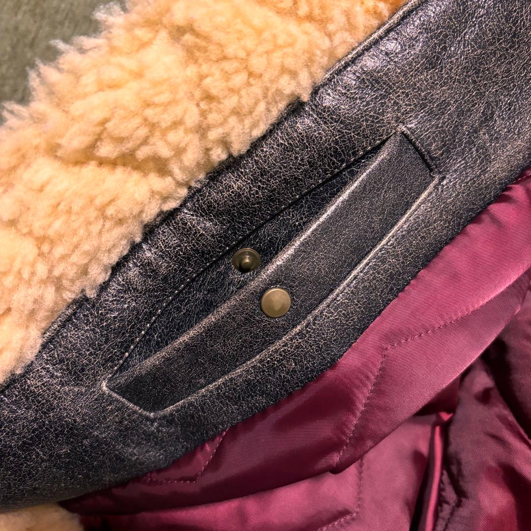 STUDIOUS ステュディオス アンティークレザービッグブルゾン B-3