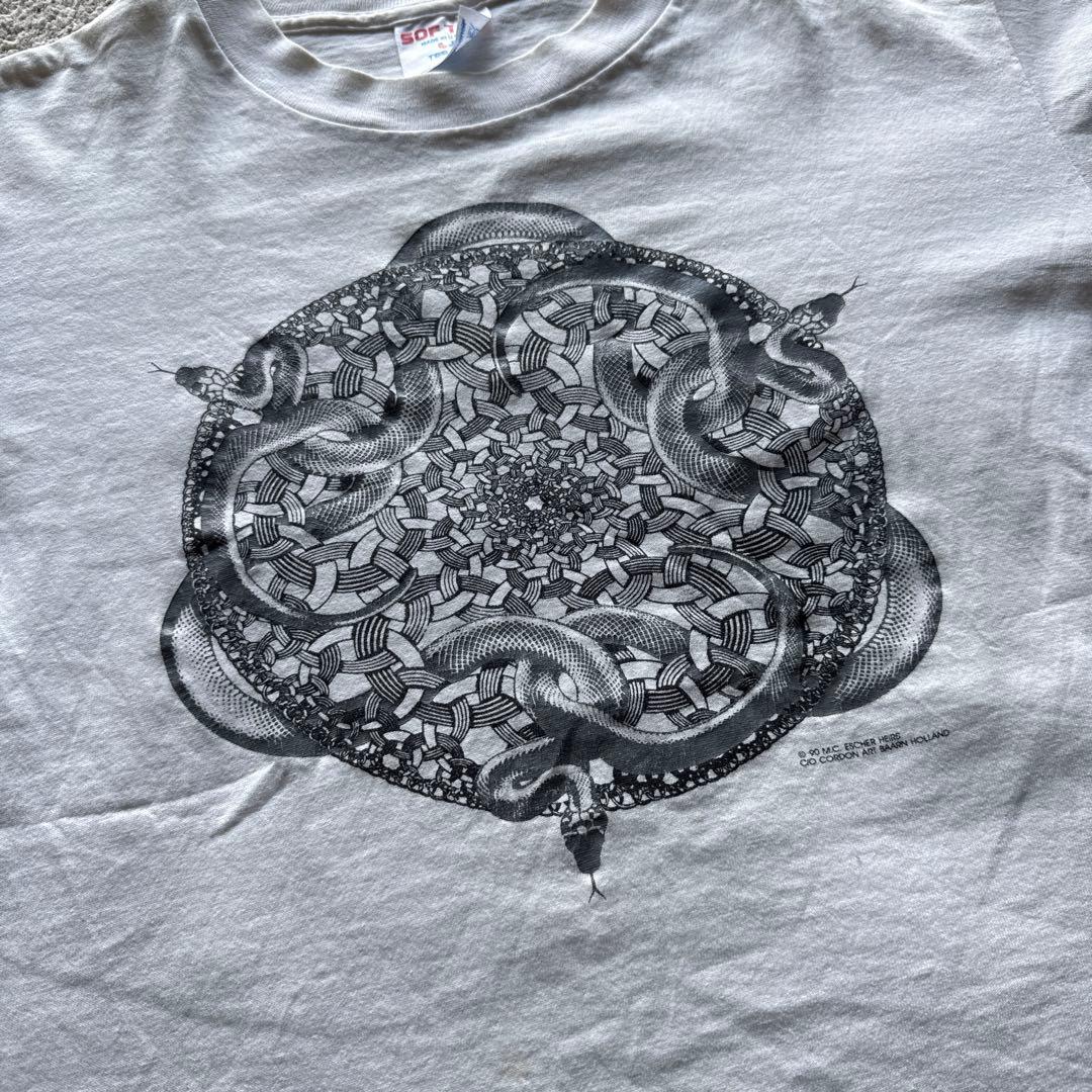 x*x様 M.C.エッシャー 蛇 スネーク SOF TEE