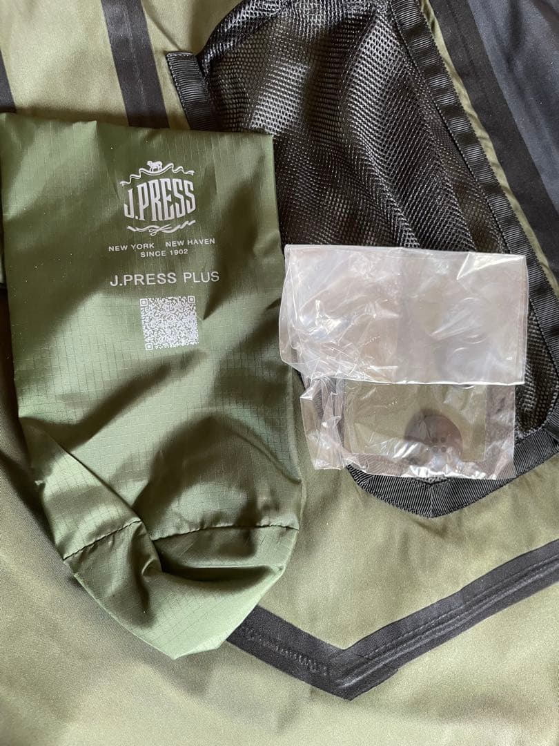 美品J.PRESS ジェイプレス　ネイビー トレンチコート　ビジネスコート