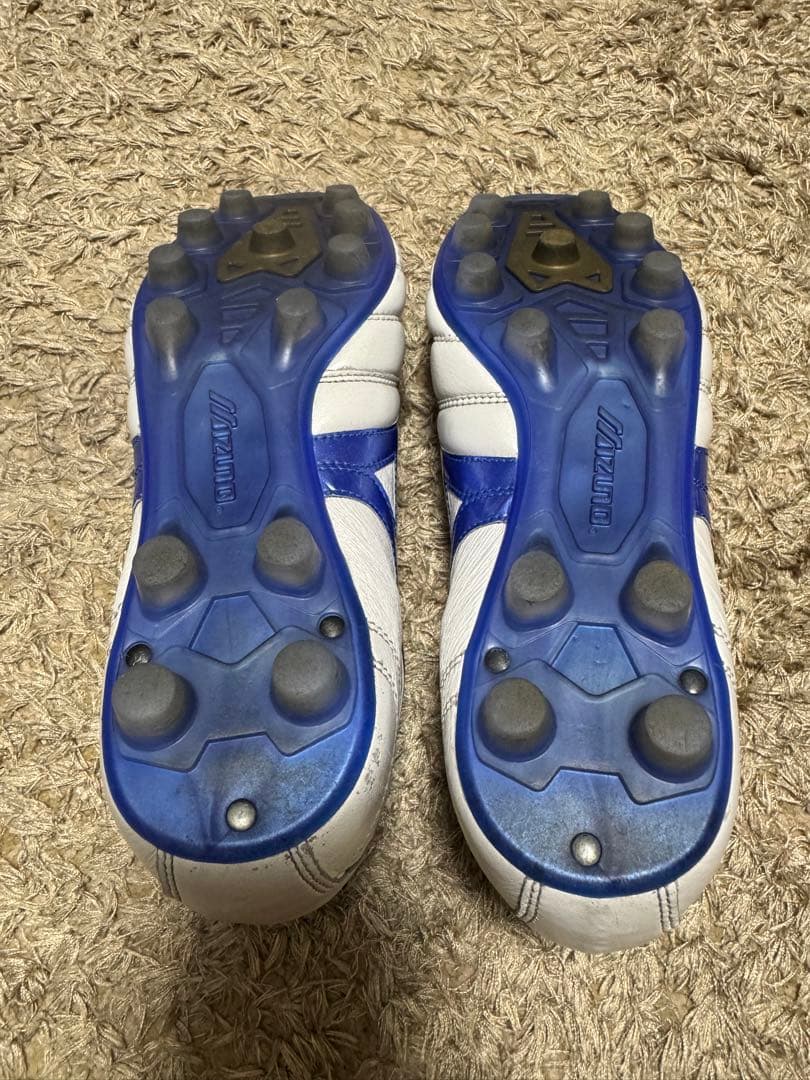 ミズノモレリアⅡ japan 24.5cm 限定色 ホワイト/ブルー