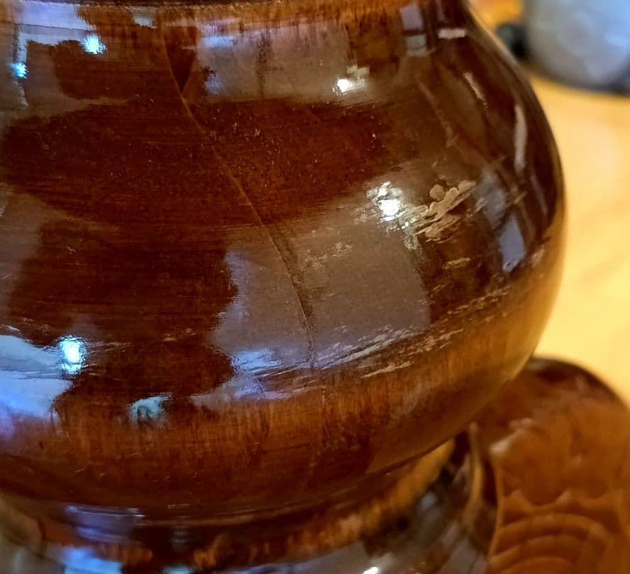 イタリア高級家具 象嵌細工 クラシックダイニングテーブル 80cm 猫脚