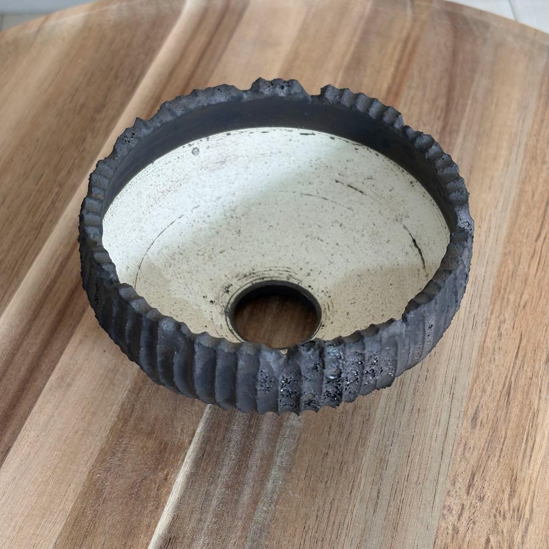 小野瀬一さん　しのぎ　陶器鉢　植木鉢