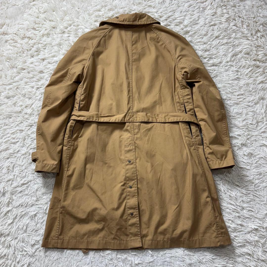 極美品 エンジニアードガーメンツ ステンカラーコート ベージュ S