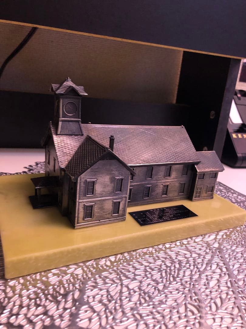 時計台 立体モデル 縮尺1:180 小物入れ 置物