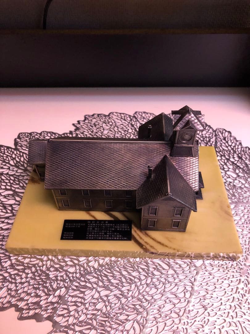 時計台 立体モデル 縮尺1:180 小物入れ 置物