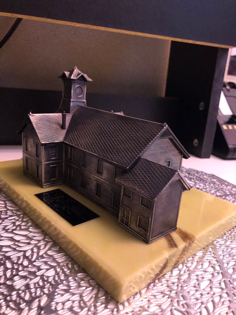 時計台 立体モデル 縮尺1:180 小物入れ 置物