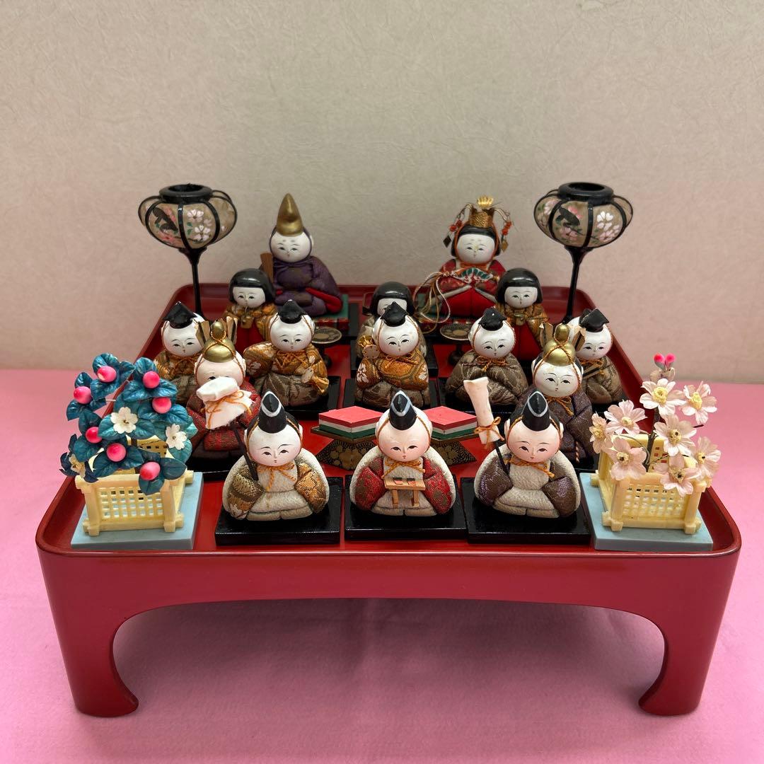 豆雛　雛人形　雛道具　お雛様　昭和レトロ