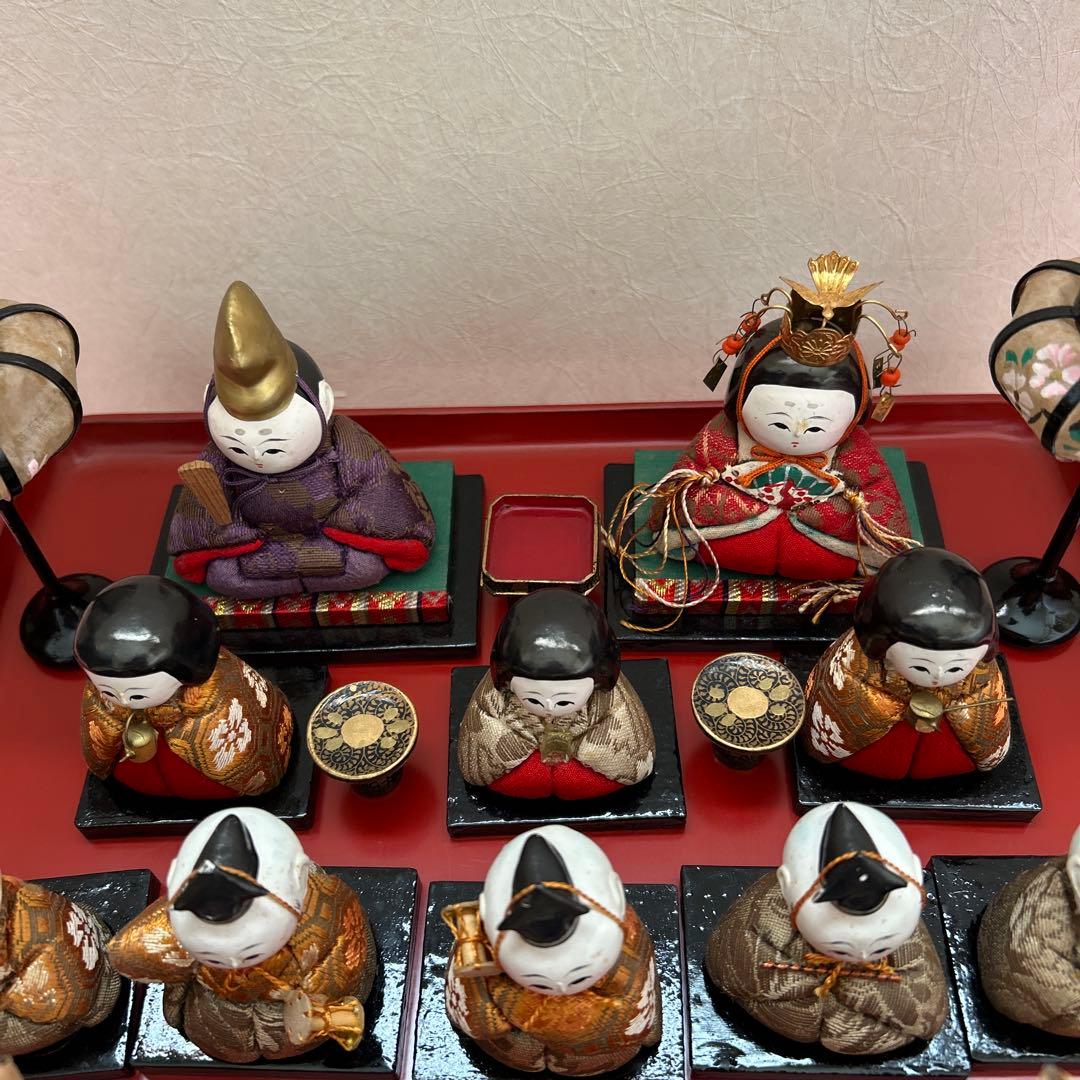 豆雛　雛人形　雛道具　お雛様　昭和レトロ