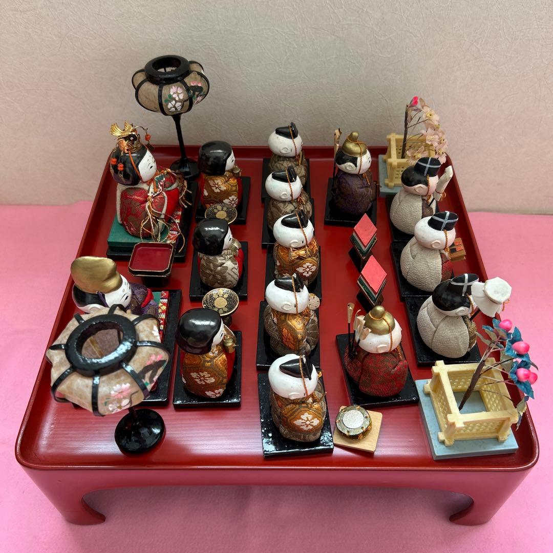 豆雛　雛人形　雛道具　お雛様　昭和レトロ