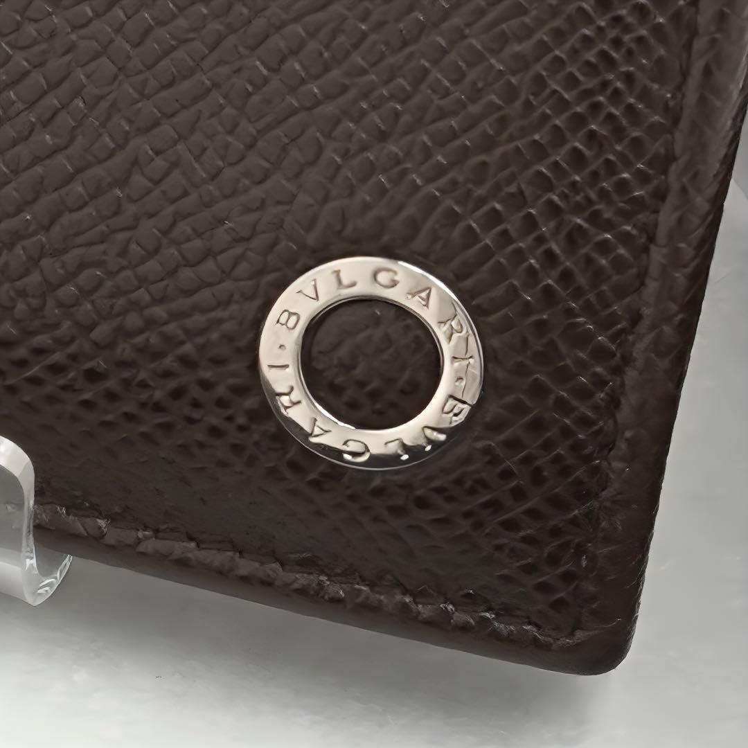 ✨極美品・箱保証書付き✨　ブルガリマン　二つ折り　ビーゼロワン　レザー　ブラウン