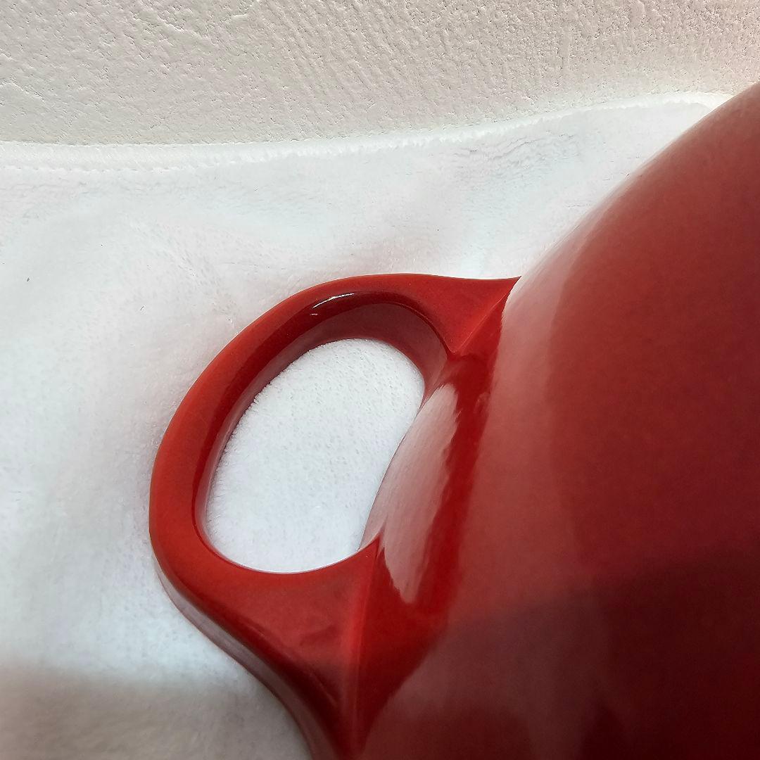 LE CREUSET ル・クルーゼ 両手鍋 マルミット 22cm レッド