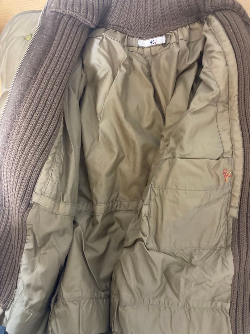 45R リブニットジャケット　M