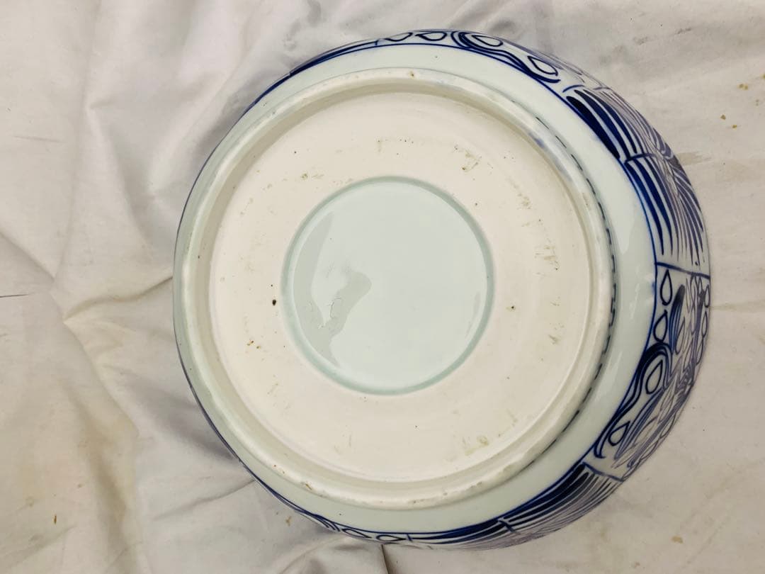 べろ藍　深鉢　大鉢　中鉢　器　２点