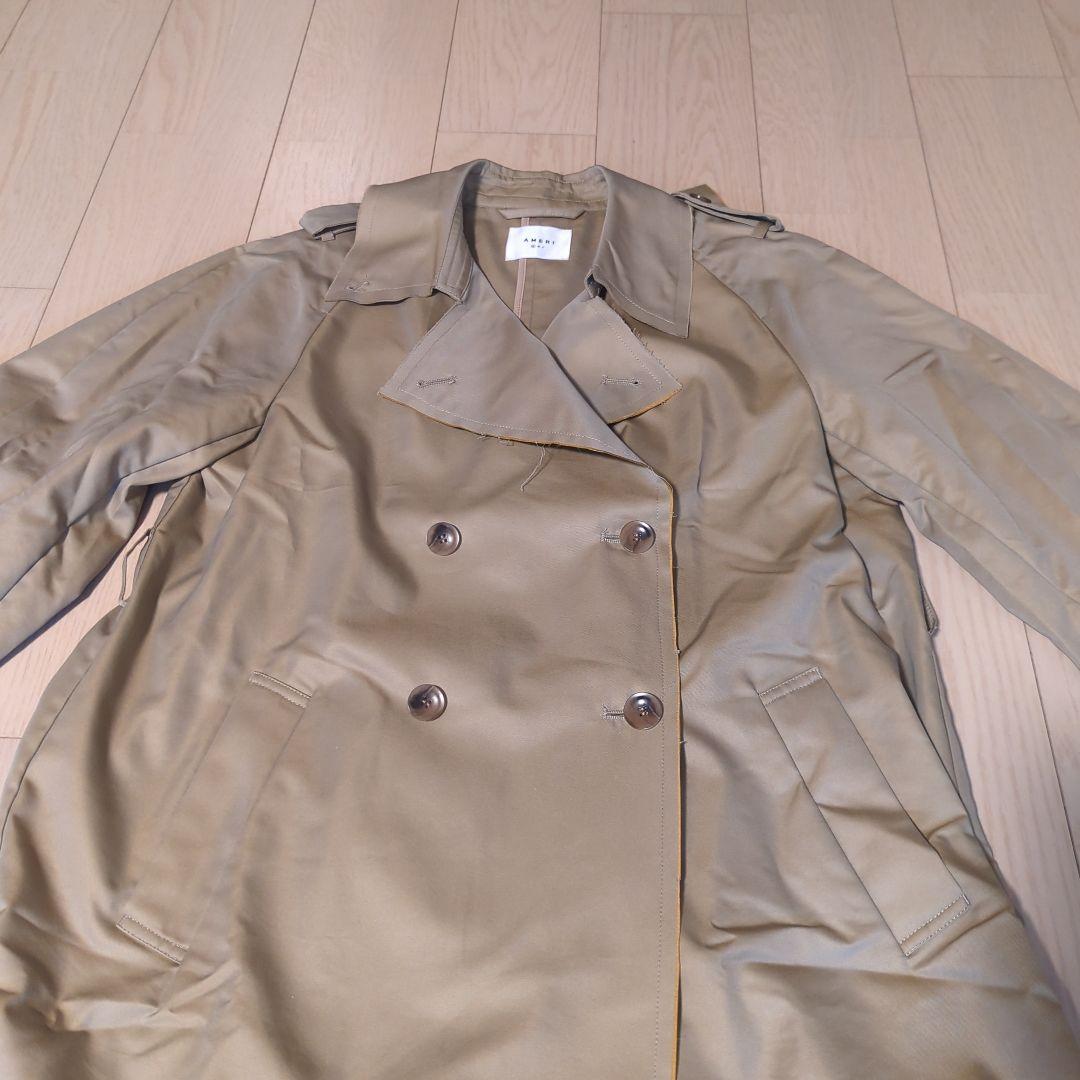 Ameri　CUT OFF CHAMBRAY TRENCH COAT