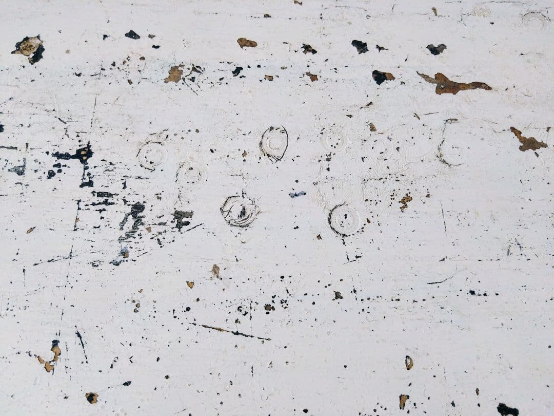 【送料込】フランス　アンティーク　テーブル　ミルクホワイト　机