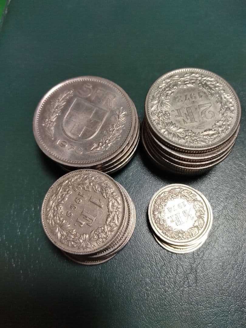 スイスの　28枚　59フラン